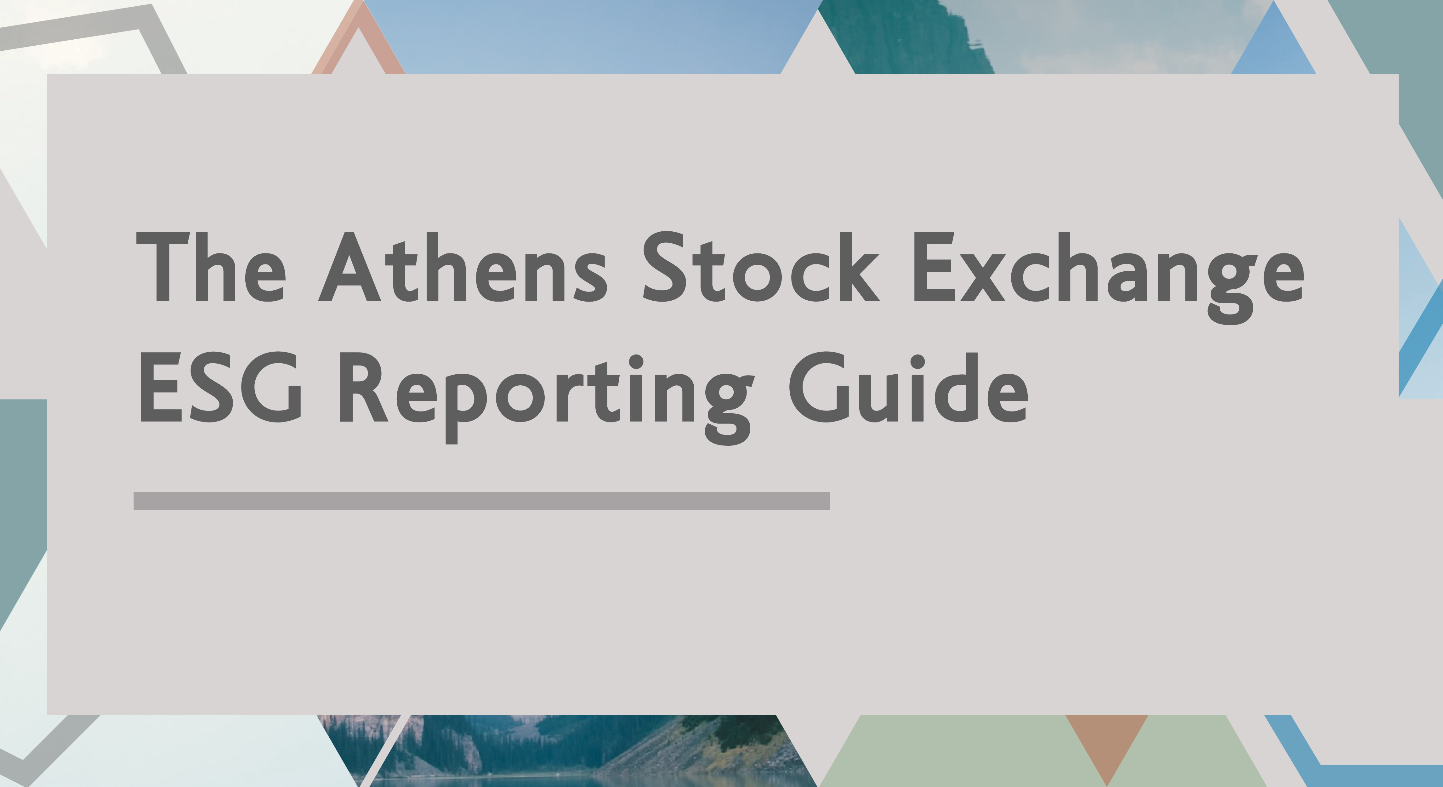 Athex ESG Initiatives - Athexgroup.gr